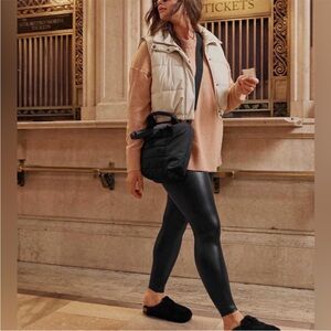 Offline by Aerie Real Luxe faux leather leggings L
